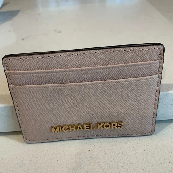 Michael Kors EUC Card Holder - Beige & Gold - Picture 3 of 5